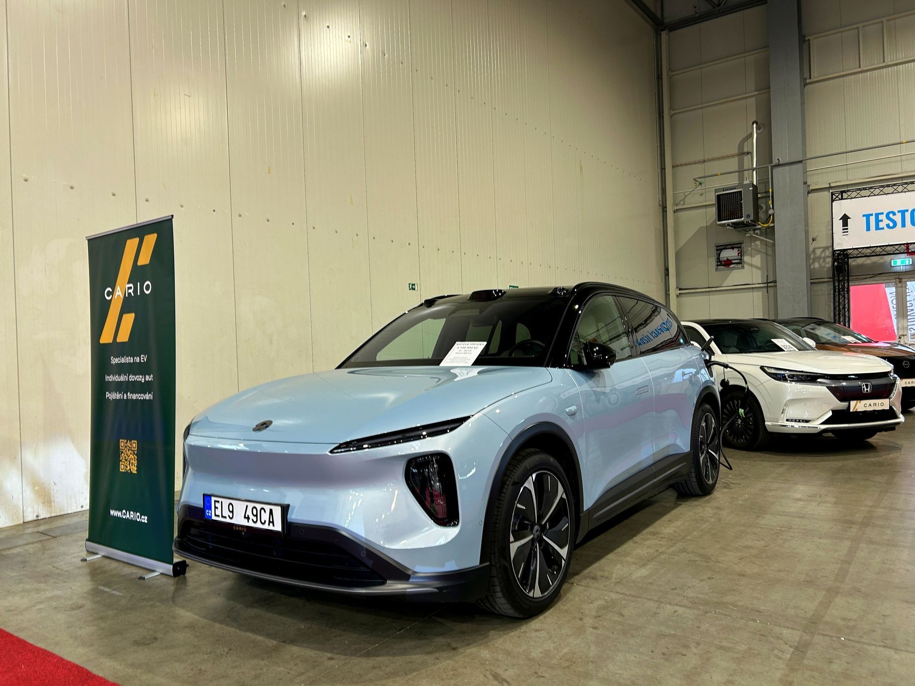 Cario, NIO, čínská auta, autosalon, elektromobil, eSalon