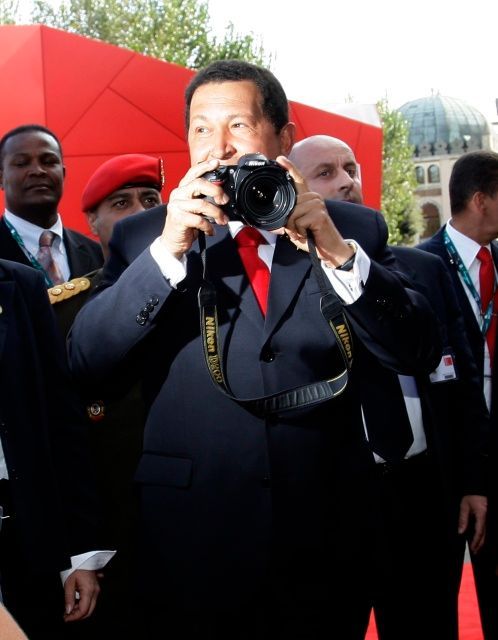 Hugo Chávez v Benátkách