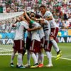 Carlos Vela slaví gól v zápase Jižní Korea - Mexiko na MS 2018