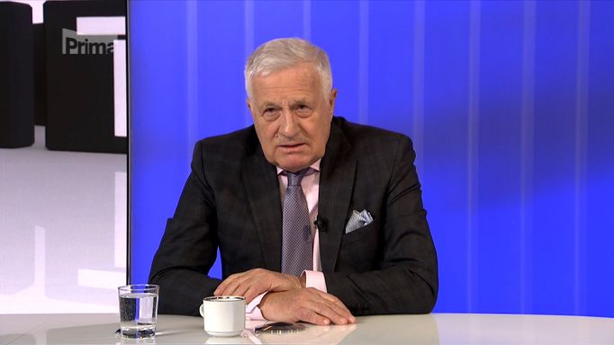 Václav Klaus v Partii na TV Prima