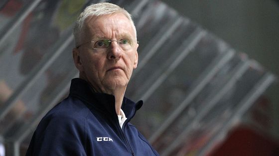 Kari Jalonen při premiéře u české hokejové reprezentace