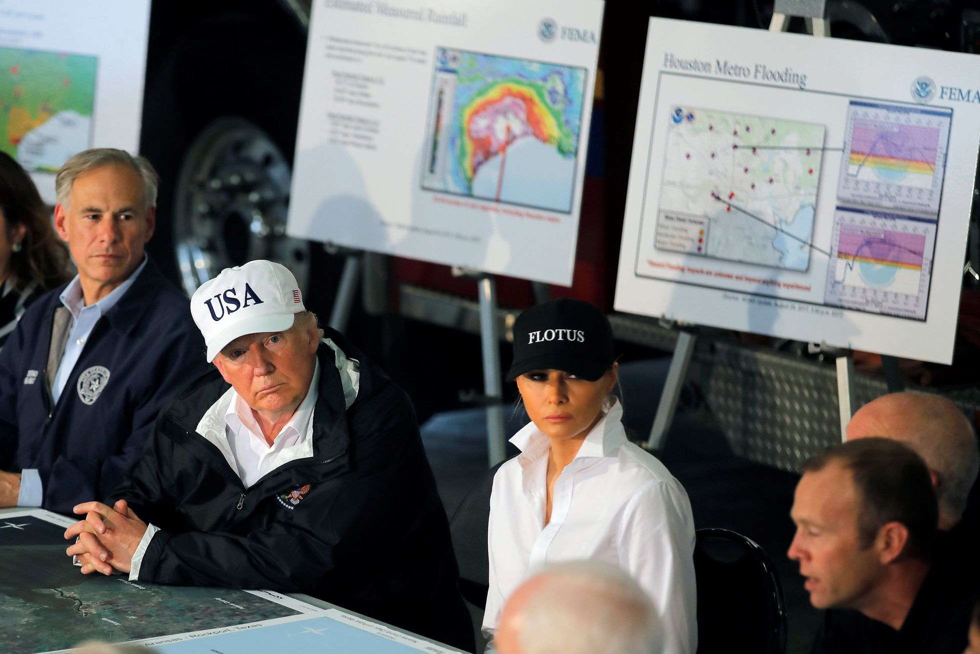 Hurikán Harvey, Donald Trump