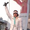 Martina Sáblíková, přivítání na Staroměstském náměstí po návratu z OH v Pchjongčchangu