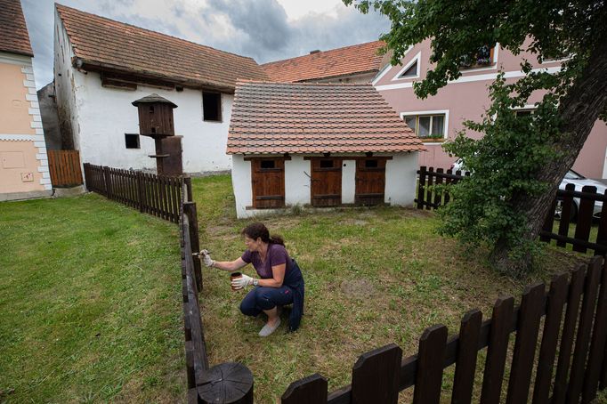 Jihočeská obec Holašovice.