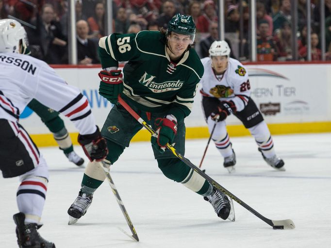 Erik Haula (Minnesota Wild) v NHL 2014-15