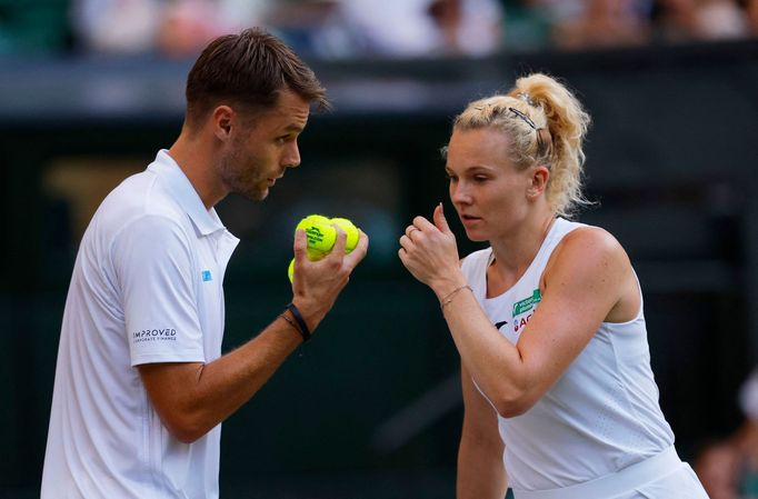 Kateřina Siniaková a Sem Verbeek, Wimbledon 2025