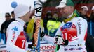 SP ve sjezdu, Wengen: Christof Innerhofer a Klaus Kröll