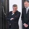 Miloš Zeman oznámil kandidaturu na prezidenta - jeho TK, aktivisté před Hradem
