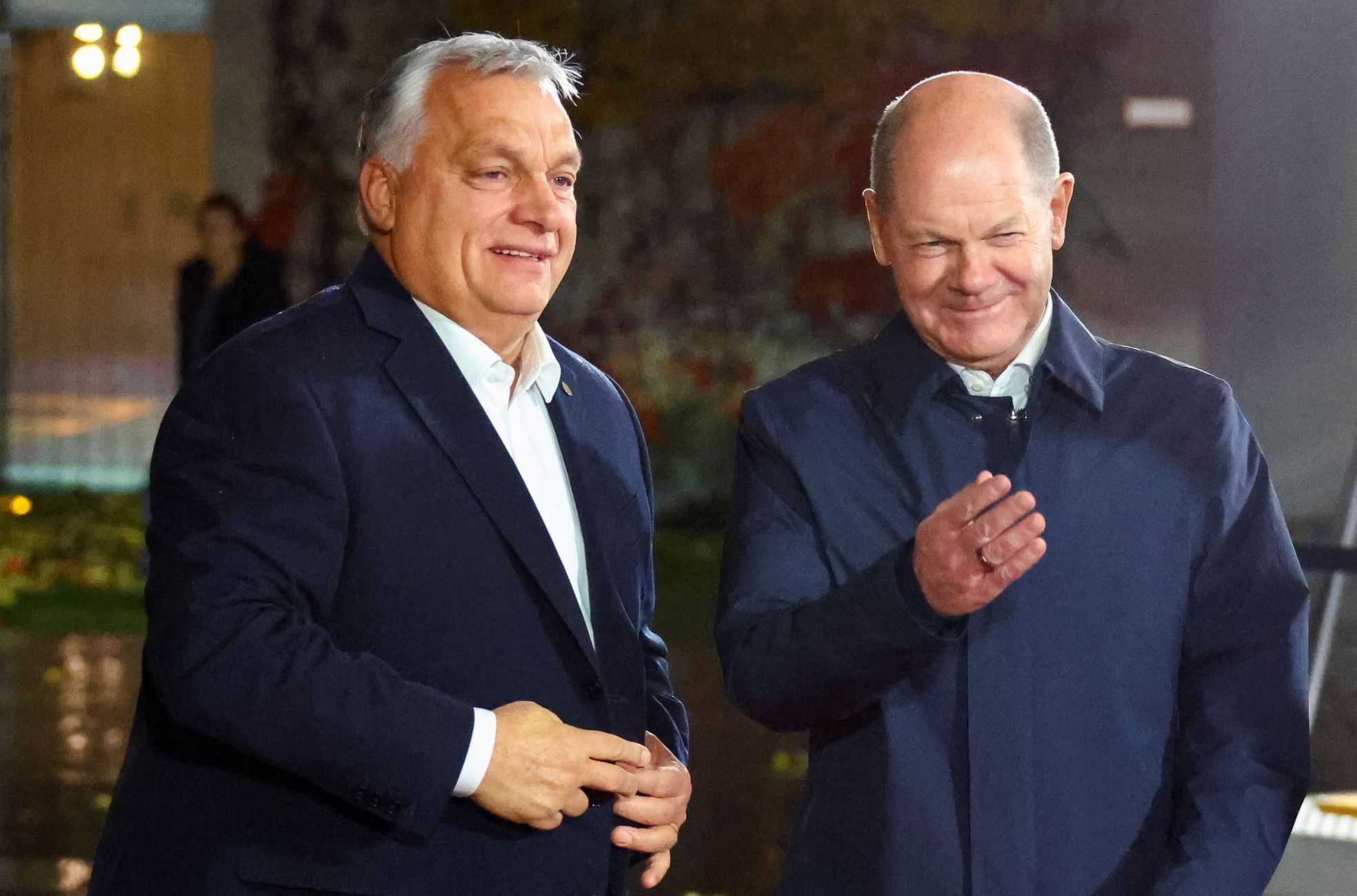 Viktor Orbán a Olaf Scholz
