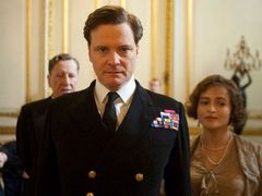 Colin Firth jako koktavý král Jiří VI.