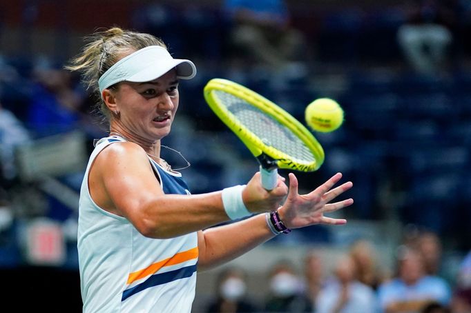 Barbora Krejčíková ve čtvrtfinále US Open