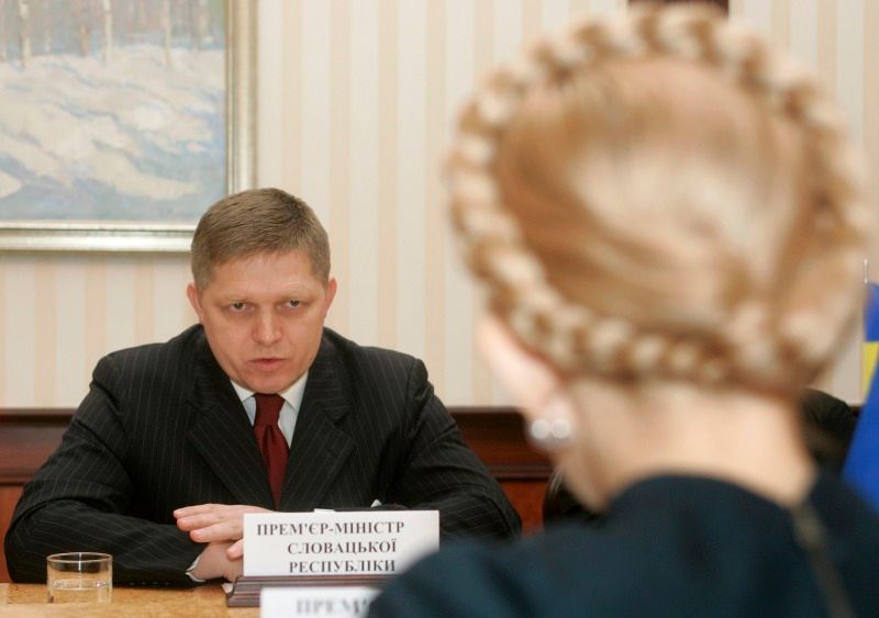 Julia Tymošenková a Robert Fico