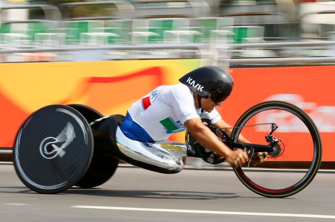 Alex Zanardi na paralympiádě v Rio de Janeiru 2016