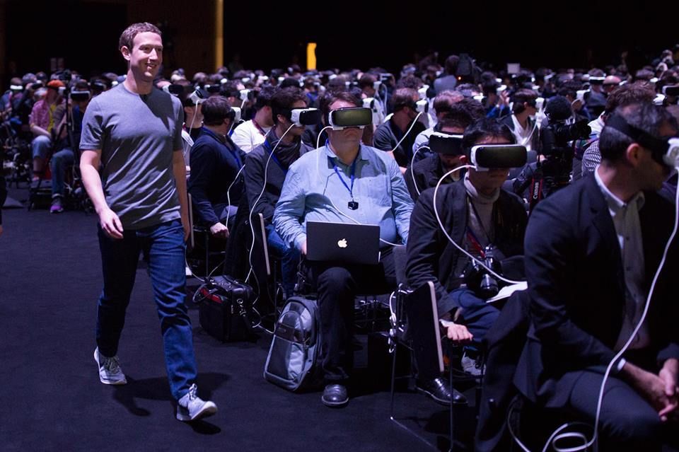 Mark Zuckerberg na konferenci