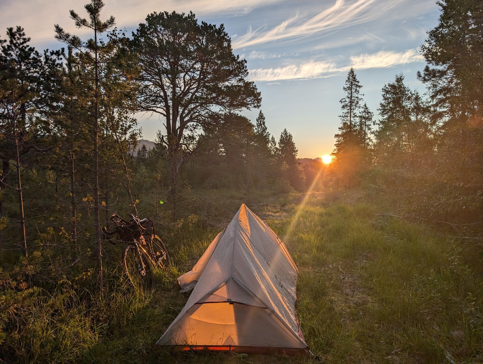 Z cyklocesty Michaela Macháčka