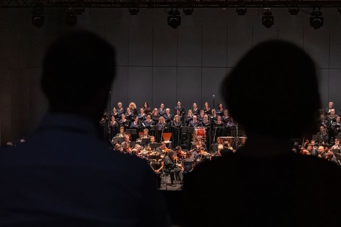 Snímek z uvedení Triumfální symfonie na Smetanově Litomyšli.