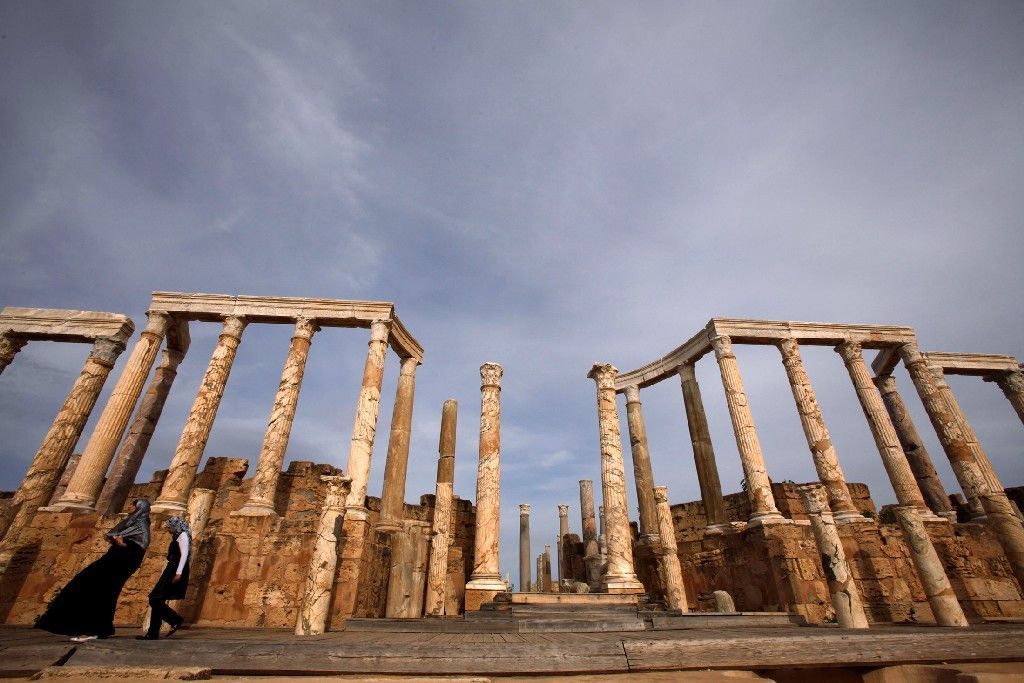 Libye: Leptis Magna - starověké středomořské město