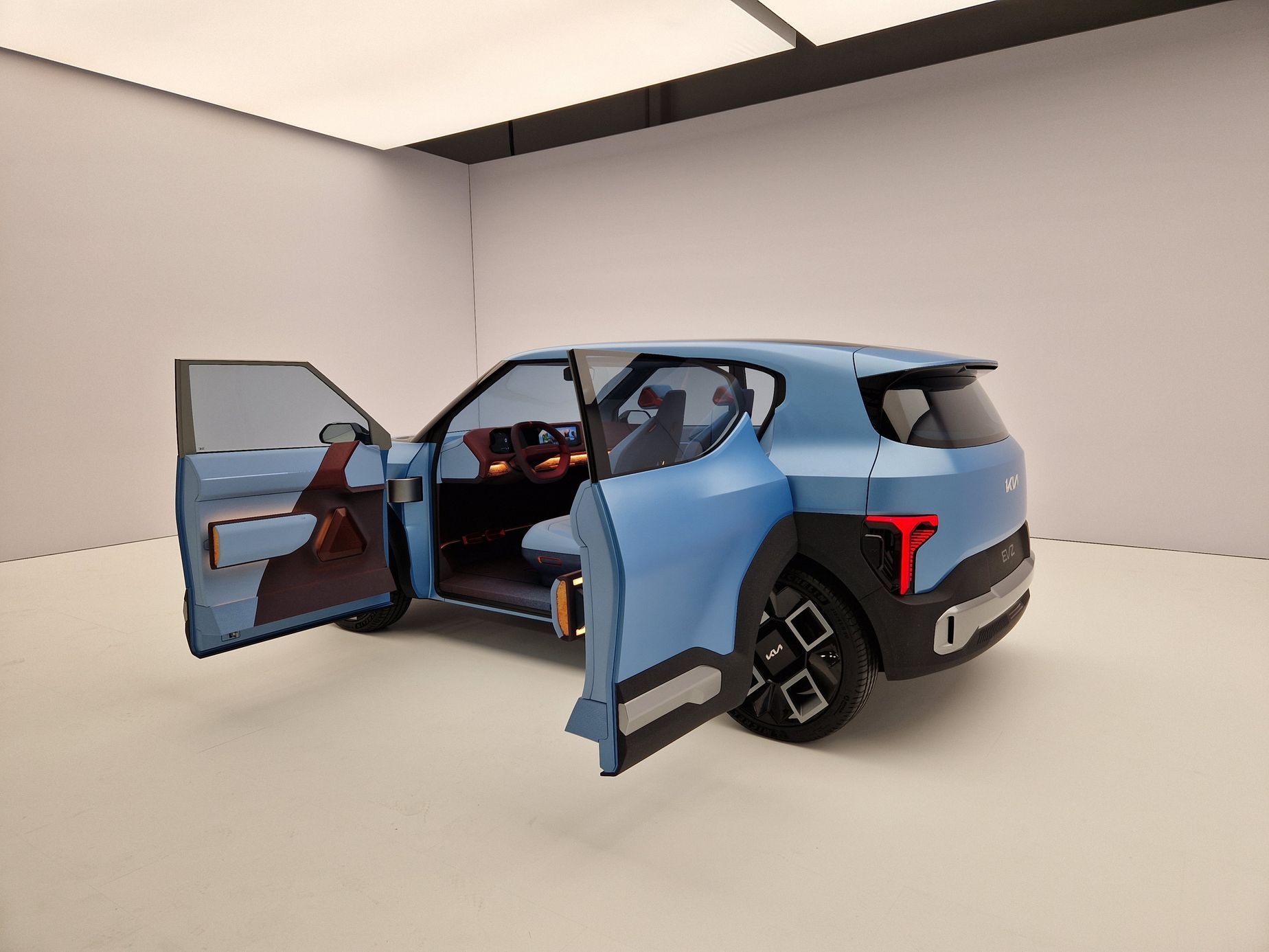Kia EV2 živě Španělsko