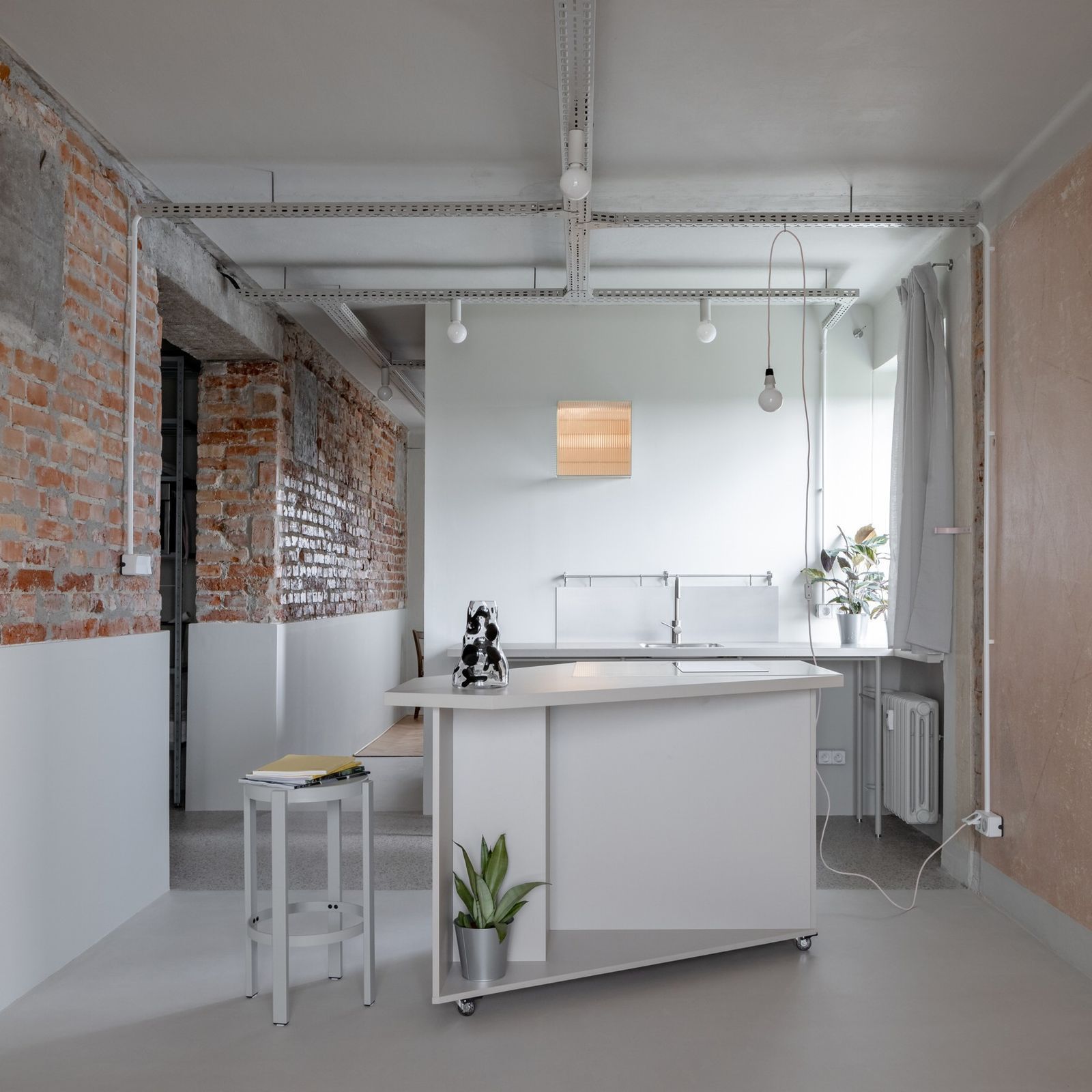 Rekonstrukce bytu 11, Šaľa, interiér orku, byt