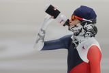 Sportovci se musí v Koreji vypořádat s mrazivým počasím, proto i česká medailová naděje Sáblíková trénovala s šátkem kolem krku.