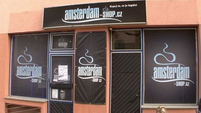 Muž provozoval v Česku síť Amsterdam shopů (ilustrační foto).