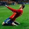 Euro 2016, Španělsko-Turecko: Álvaro Morata slaví gól na 1:0