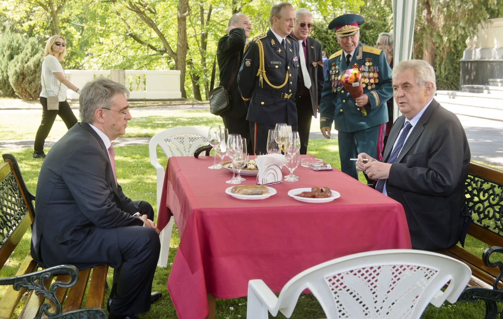 Recepce na ruském velvyslanectví