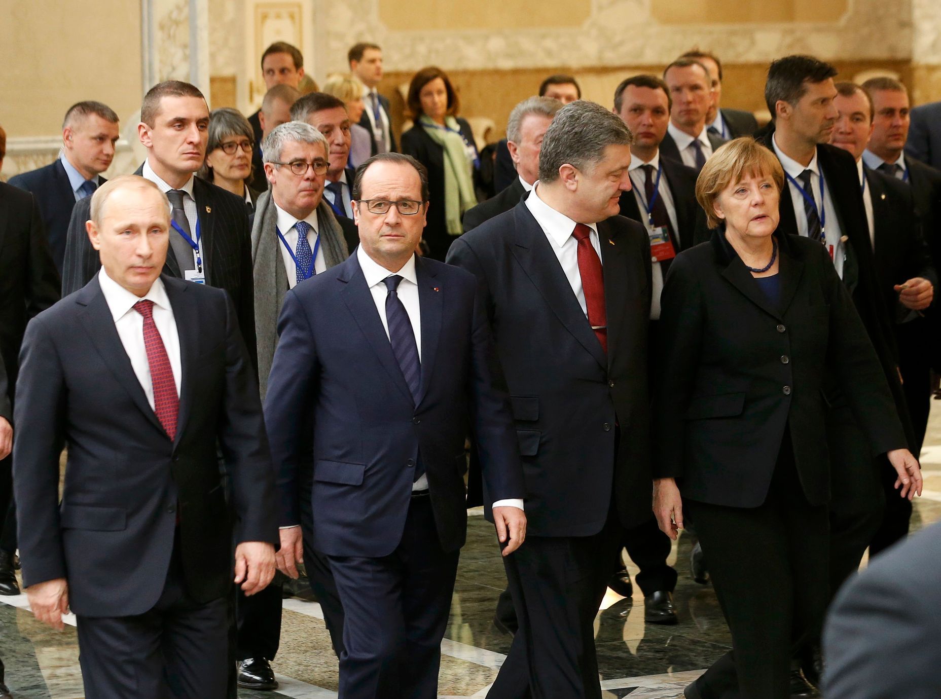 Čtyřka, která v Minsku vyjednává o míru.