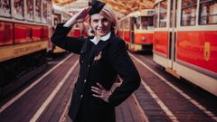 Pražská tramvajačka Karolína Hubková