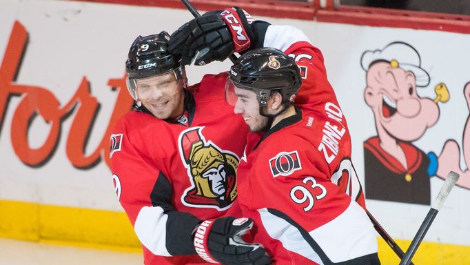 NHL:Buffalo Sabres vs Ottawa Senators (Michálek, Zibanejad)