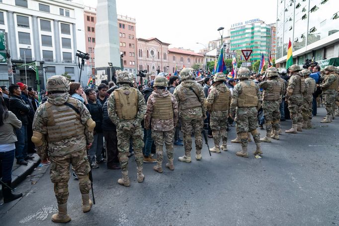 La Paz, Bolívie po rezignaci Evo Moralese