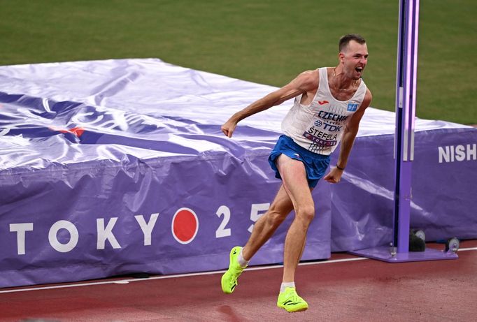 Český výškař Jan Štefela na MS v atletice 2025