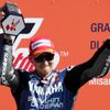 Španělský motocyklista Jorge Lorenzo v MotoGP během Velké ceny San Marina 2012.