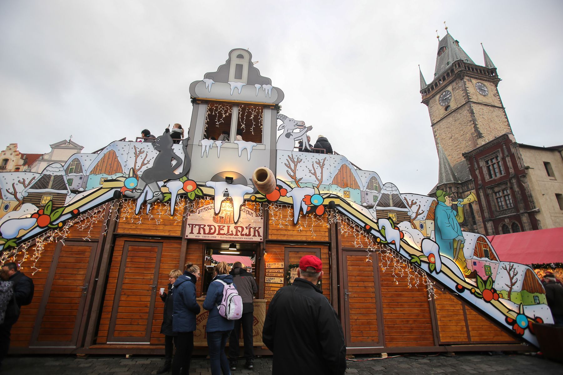 Vánoční trhy Staroměstké náměstí Praha 9.12.2015