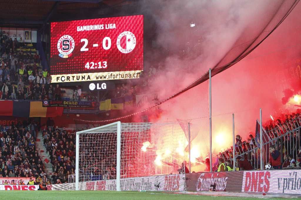 Sparta - Slavia: fanoušci Sparty