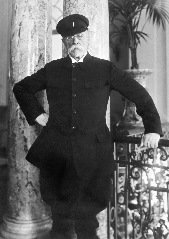 Tomáš Garrigue Masaryk - první prezident Československa na archivním snímku z roku 1929.