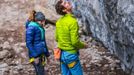 Adam Ondra a přítelkyně Iva Vejmolová v Kanadě