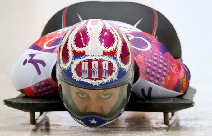 Soči 2014, skeleton: Noelle Pikusová-Paceová, USA