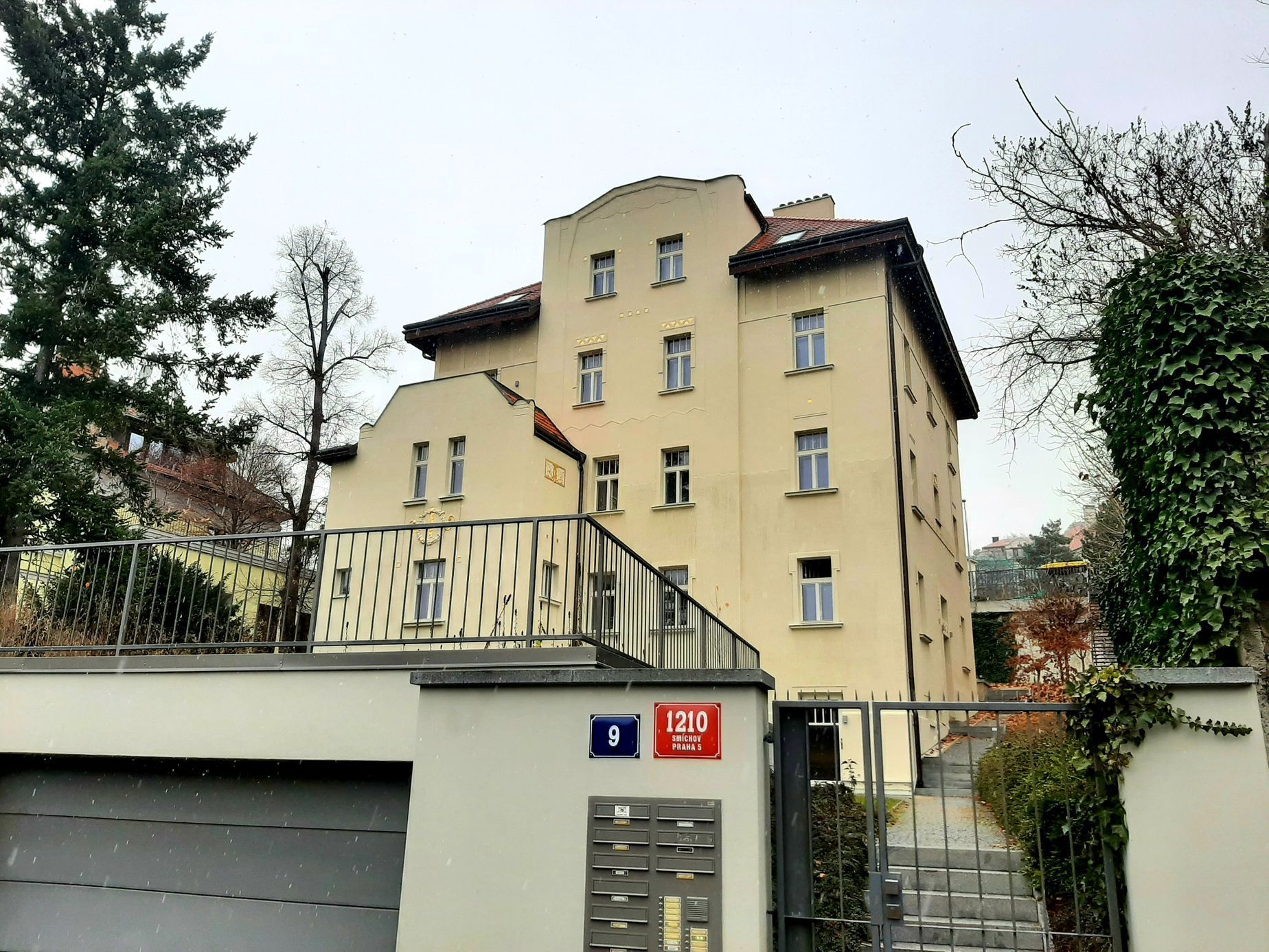vila, Strahov, architektura
