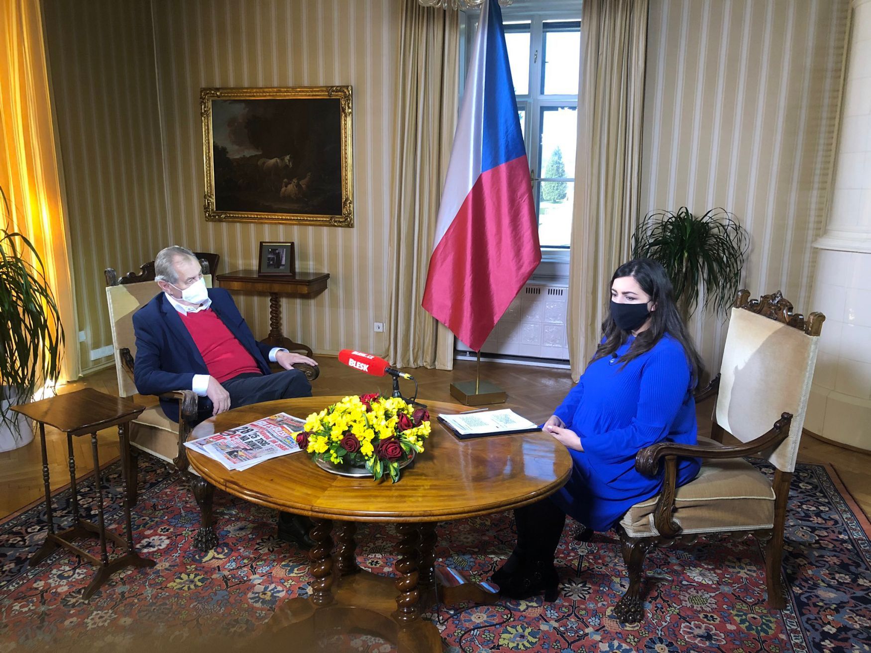 Miloš Zeman Lány koronavirus prezident