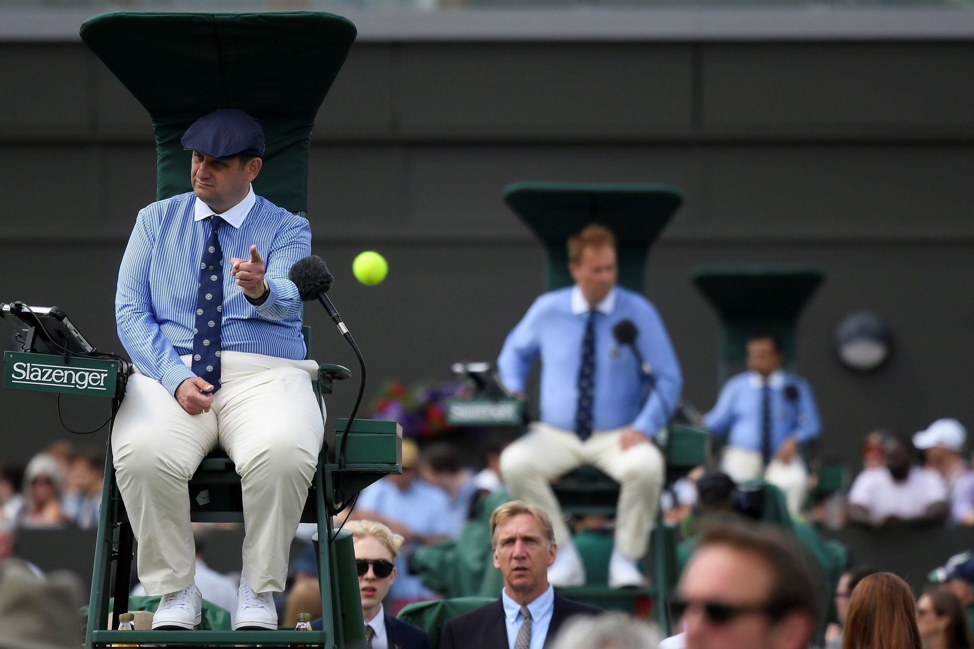 Wimbledon 2019, den druhý: Umpiroví rozhodčí