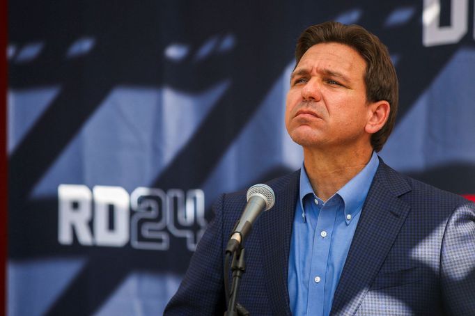 Floridský guvernér a kandidát na prezidenta Ron DeSantis