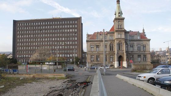 Chemický odpad v centru Ústí nad Labem