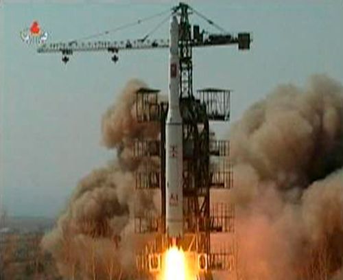 Severokorejská raketa dlouhého doletu Taepodong-2