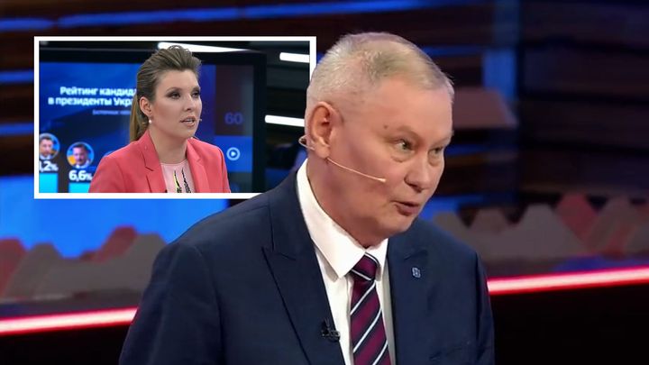 Pomalá přiznání neúspěchů. Do propagandy začíná prosakovat, že se Rusku nedaří; Zdroj foto: Rossia 1, Aktuálně.cz