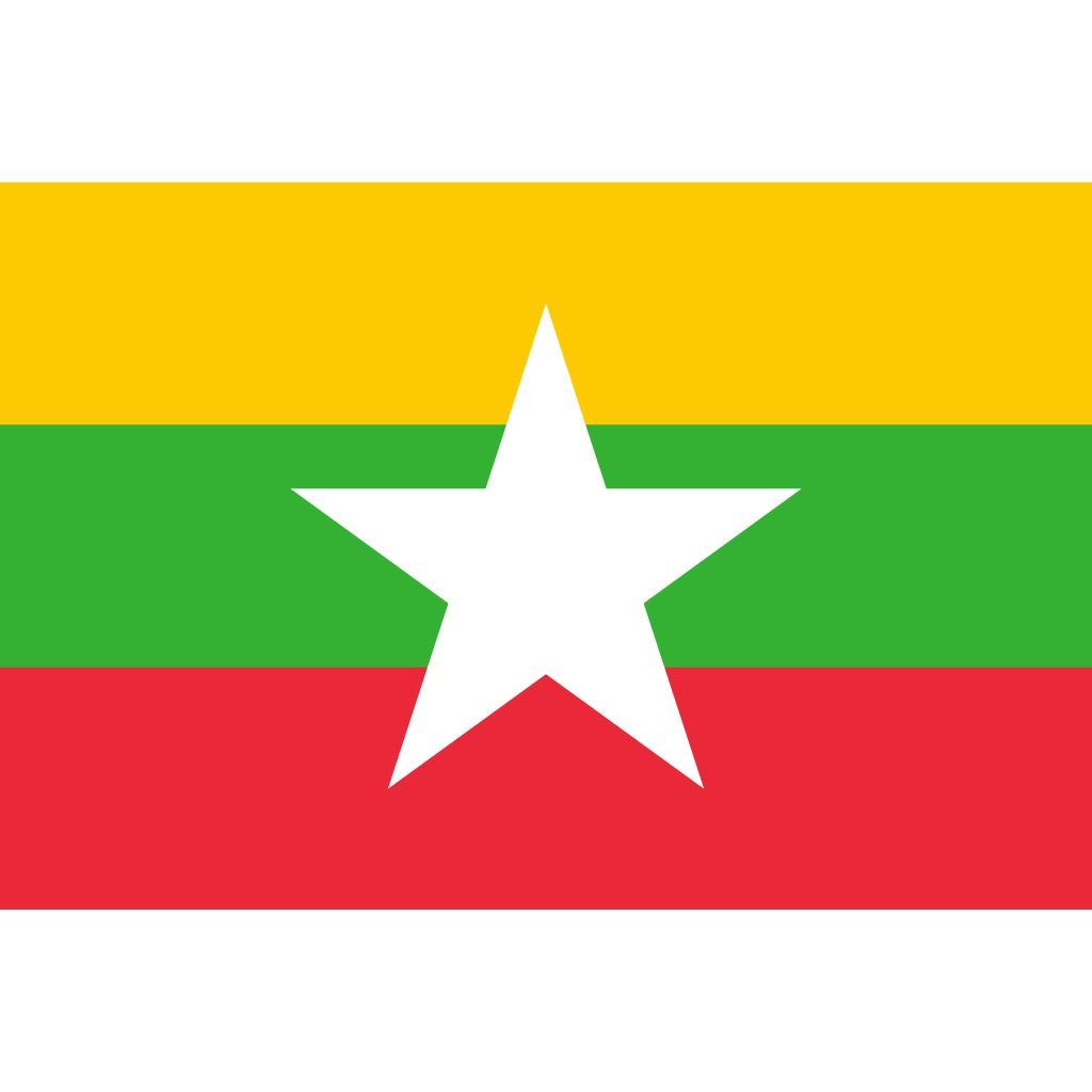Vlajka - Barma - Myanmar