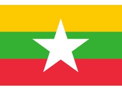 Vlajka Barmy.