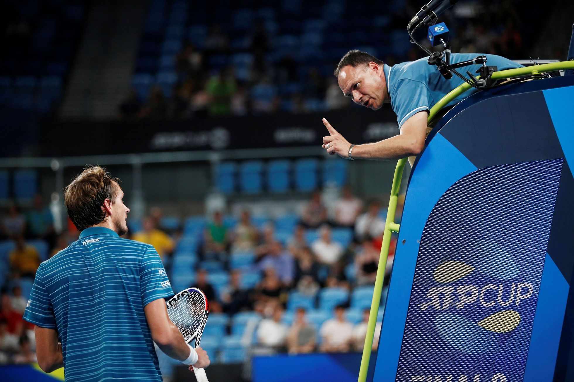 Daniil Medveděv a Mohamed Lahjání, ATP Cup