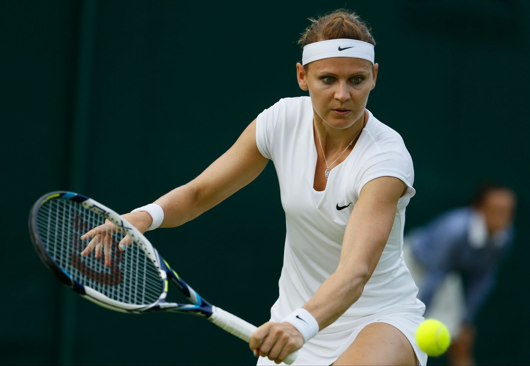 Lucie Šafářová na Wimbledonu 2015