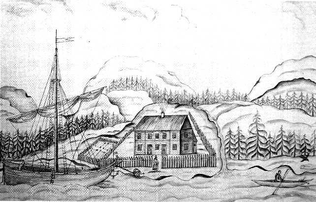 První misijní dům, Okak, Labrador, 1776